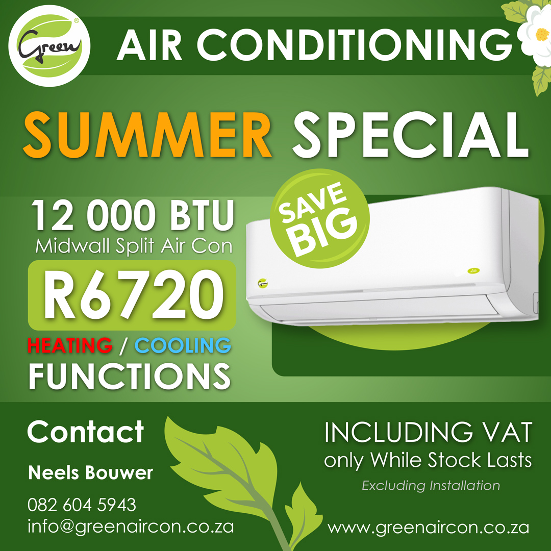 Green Air Conditioning Special 595